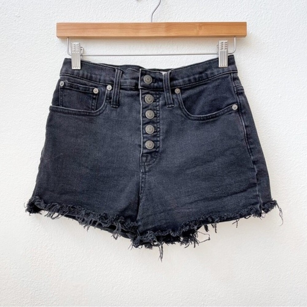 Madewell Black Cutoff Shorts Size 26